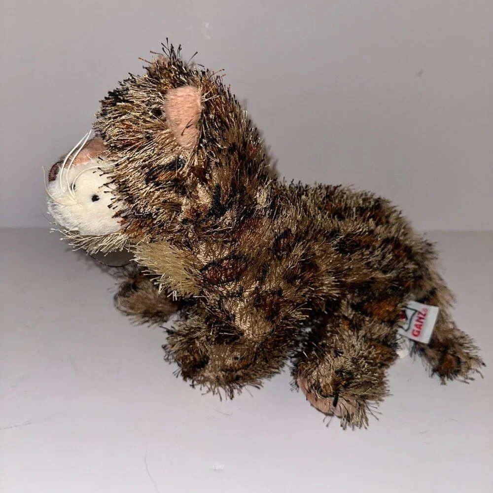 Ganz Webkinz TIGER & LEOPARD scruffy Plush Stuffed Animal No Codes!